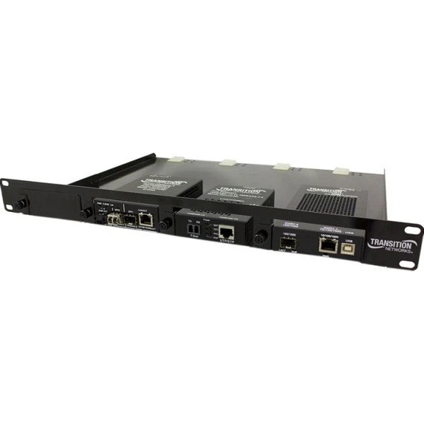 RMS19-SA4-02 - Transition Networks 4-Slot Media Converter Shelf