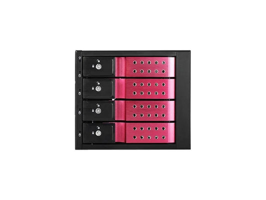 BPN-DE340HD-RED - iStarUSA Trayless 3 x 5.25" to 4 x 3.5" 12Gb/s HDD Hot-swap Rack