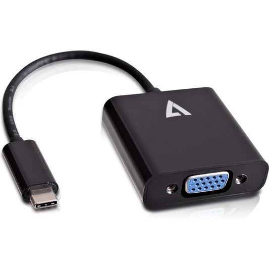 V7UCVGA-BLK-1N - V7 USB-C Male To Vga Female Adapter Black USB/vga