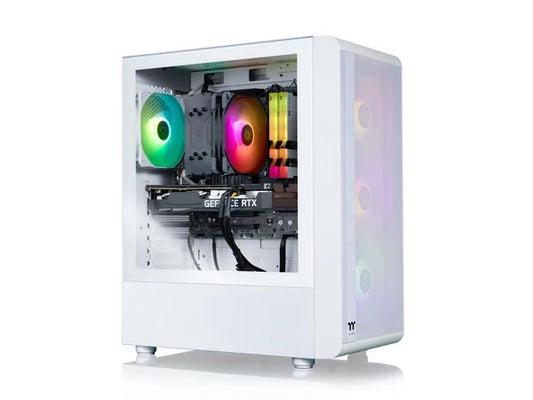 S2QT-B66R-350-LCS - Thermaltake LCGS Quartz i350 R4 Gaming Desktop Intel Core i5-12400F 3600Mhz