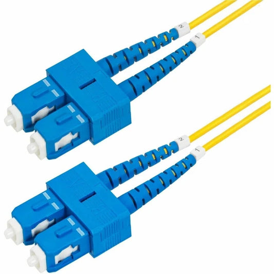 SMDOS2SCSC5M - StarTech 5m 16.4ft SC to SC UPC OS2 Single Mode Duplex Fiber Optic Cable
