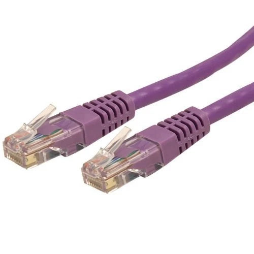C6PATCH15PL - StarTech 15ft CAT6 Purple CAT 6 Gigabit Ethernet Cable