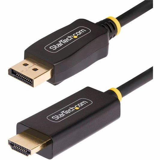 3F-DP-HDMI-4K60-HDR - StarTech 3.3ft DisplayPort to HDMI Adapter Cable