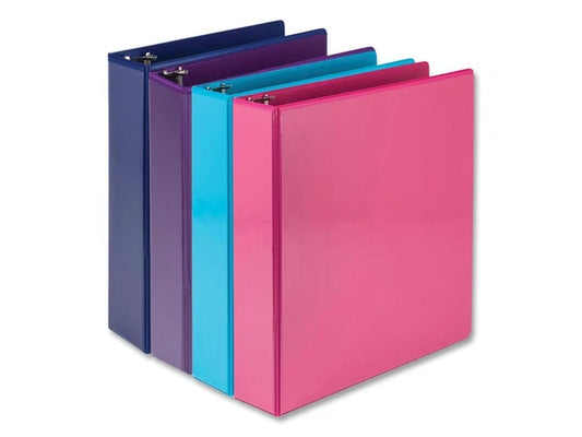 MP46469 - Samsill Durable 2 Inch View D-Ring Binder Fashion Assortment