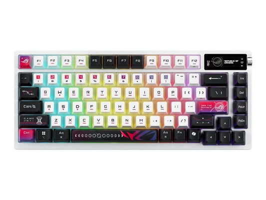 90MP044F-BKAA30 - Asus ROG Azoth X 75 custom Gaming Keyboardhot-swappable ROG NX V2 Mechanical Switch