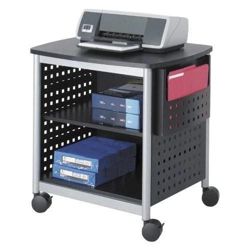1856BL - Safco Scoot Printer Stand 1 X Shelf ves 26.5" Height X 26.5" Width X 20.5"