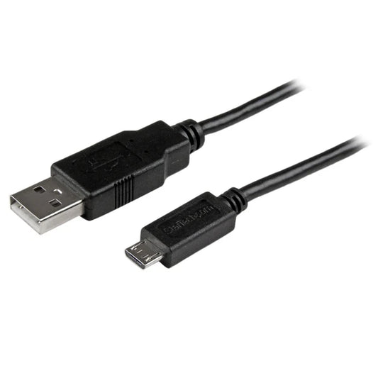 USBAUB3MBK - StarTech 3m Long Mobile Charge Sync USB To Slim Micro USB Cable
