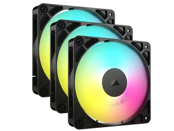 CO-9050181-WW - Corsair RS120 ARGB PWM 120mm Fans Triple Simplified ControlDaisy-Chain