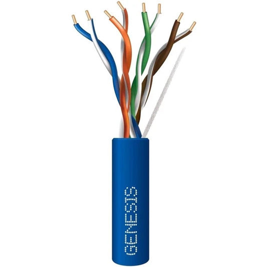 0063-0627 - Genesis Cat6 23g Riser 1000' Box Blue