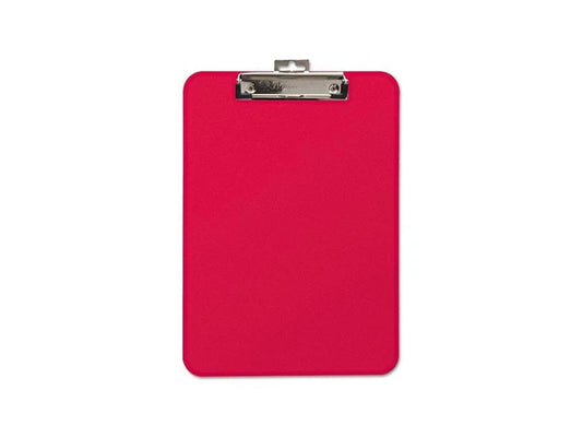 BAU61622 - Baumgartens Unbreakable Recycled Clipboard 1/4" 8 1/2 x 11 Red 61622