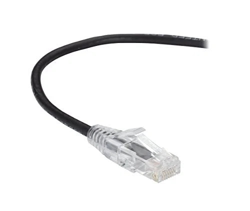 C6PC28-BK-02 - Black Box Slim-Net Cat.6 UTP Patch Network Cable 2ft 6 Network Cable
