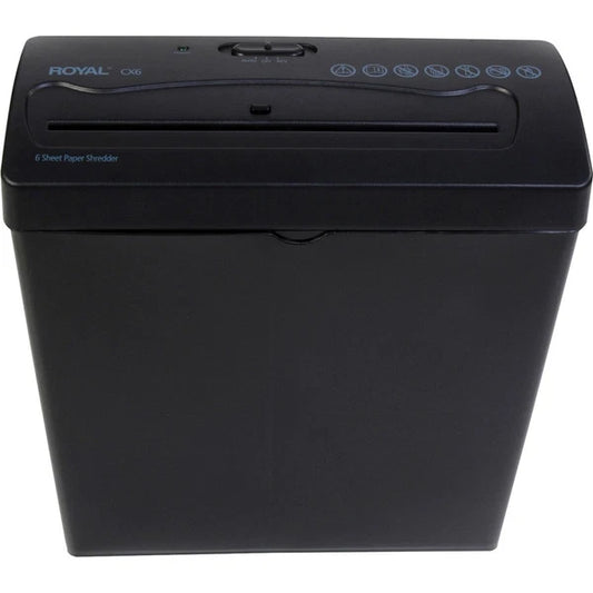29183GBK - Royal CX6 Medium Duty 6-Sheet Cross Cut Paper Shredder