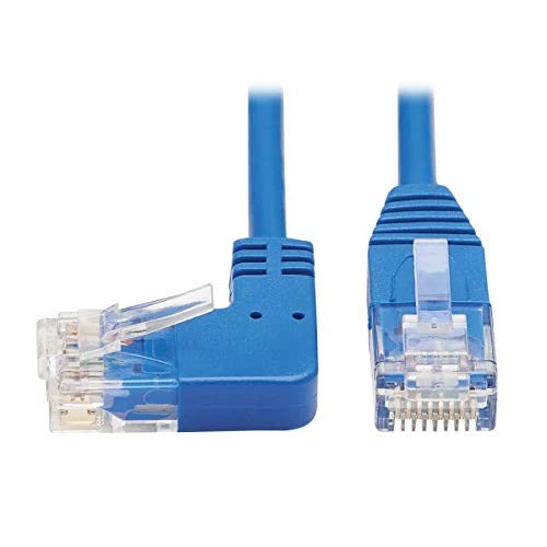 N204-S05-BL-LA - Tripp Lite Cat6 Left Angled UTP Slim Molded 5ft Ethernet Cable
