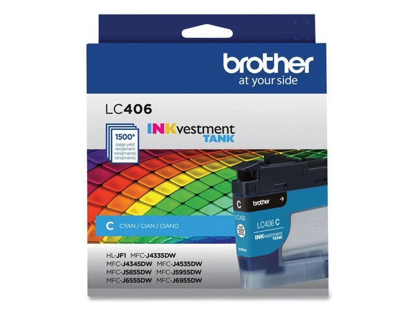 LC406CS - Brother INKvestment Ink Yield Cyan