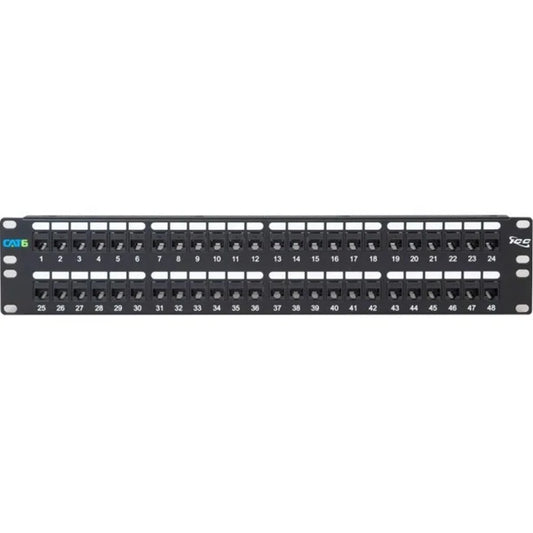 ICMPP48CP6 - ICC CAT6 Feed-Through Patch Panel
