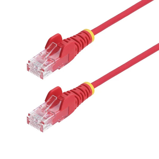 N6PAT50RDS - StarTech 50ft Red Slim CAT6 Slim Snagless RJ45 UTP Ethernet Cable