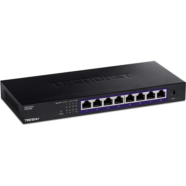 TEGS380 - TRENDnet 8-Port Unmanaged 2.5G Ethernet Switch
