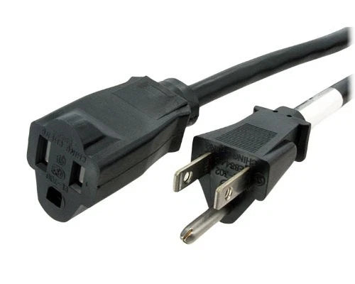 PAC1016 - StarTech 125V AC 15A 6ft Power Extension Cable