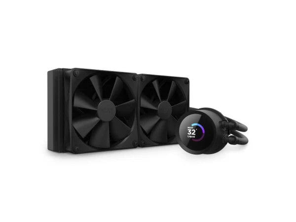 RL-KN240-B1 - NZXT Kraken 240mm AIO CPU Liquid Cooler LCD Display 2 x F120P Fans
