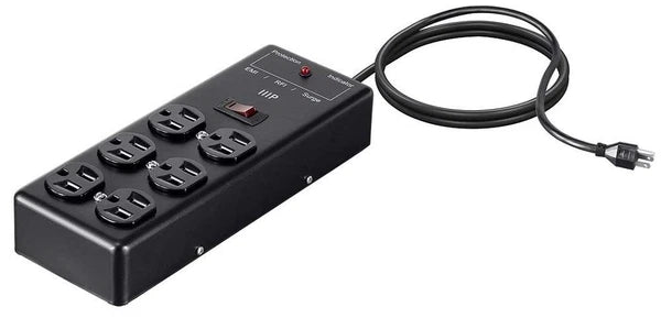 35100 - Monoprice MONOPRICE HEAVY DUTY 6 OUTLET METAL SURGE POWER BOX 540 JOULES