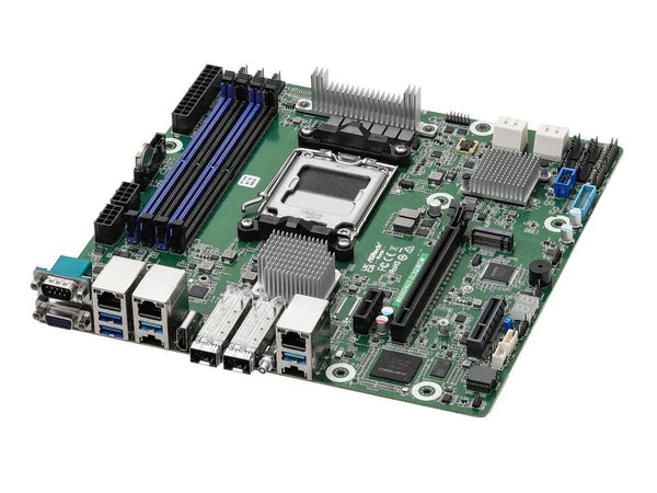 B650D4U3-2L2Q/BCM - ASRock Single Socket AM5 Micro-ATX Rack Server Motherboard