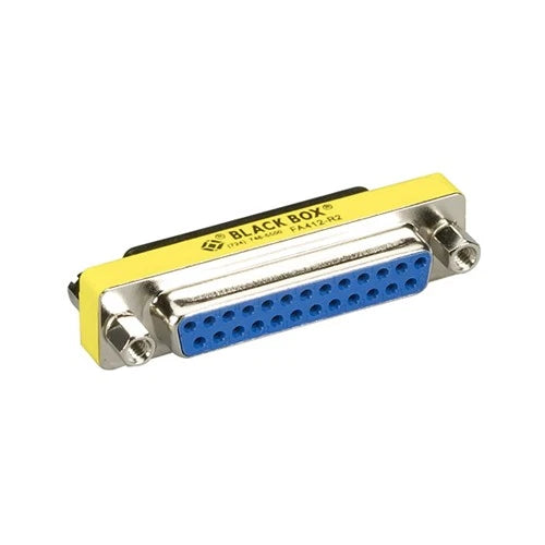 FA412-R2 - Black Box DB25 Gender Changer 1 x 25-pin DB-25 Female 1 x 25-pin DB-25