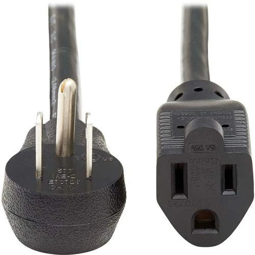 P024-001-13A15D - Tripp Lite Power Extension Cord Right-Angle 5-15P to 5-15R 16AWG 13A 1ft