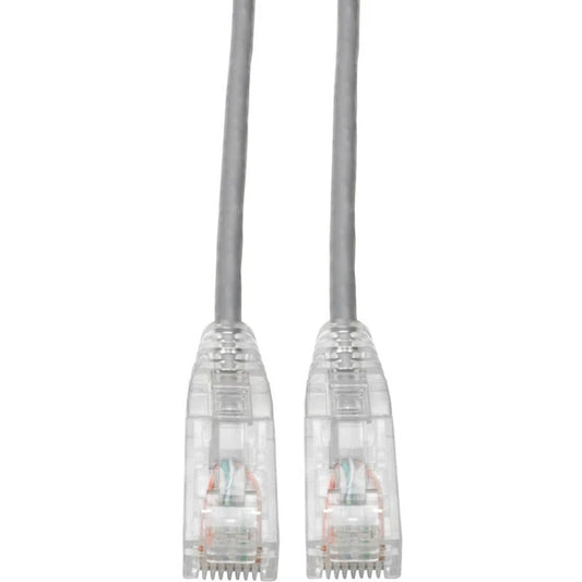 N201-S07-GY - Tripp Lite Cat6 UTP RJ45 Gigabit Snagless Molded Slim Patch Cable