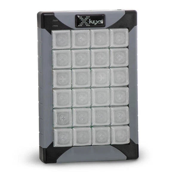 XK-24-USB-R - P.I. Engineering X-KEYS XK-24 USB WIRED KEYPAD 24 PROGRAMMABLE BACKLIT KEY USB HID