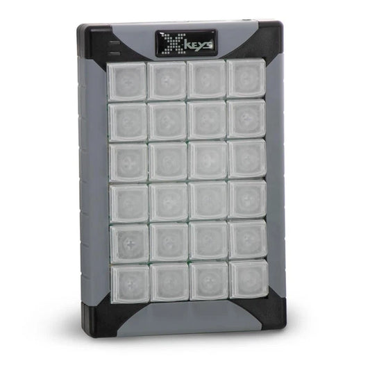 XK-24-USB-R - P.I. Engineering X-KEYS XK-24 USB WIRED KEYPAD 24 PROGRAMMABLE BACKLIT KEY USB HID