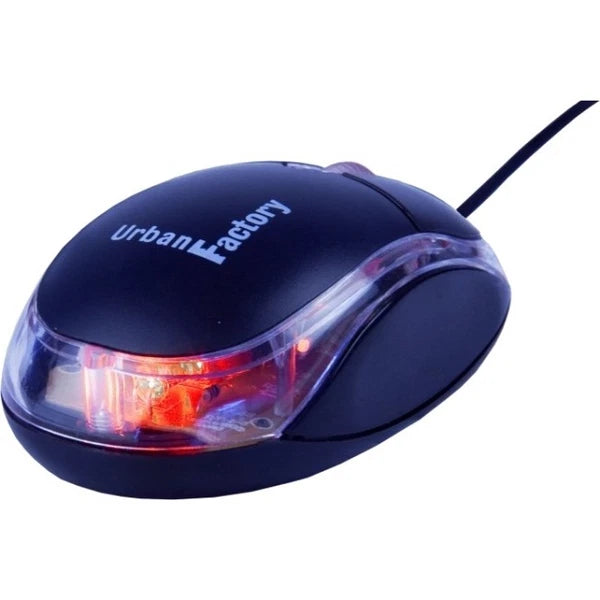 BDM02UF - Urban Factory Cristal Optical USB 2.0 Mouse
