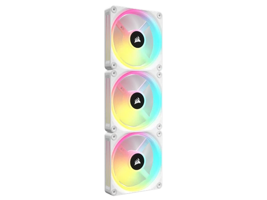 CO-9051006-WW - Corsair QX RGB Series iCUE LINK QX120 RGB WHITE 120mm Magnetic Dome RGB Fan