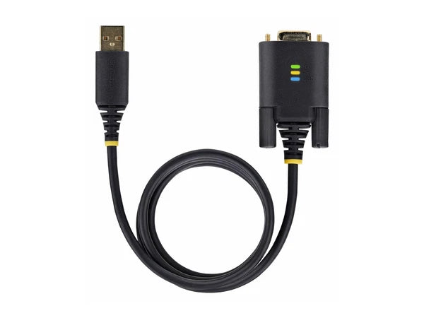1P6FFCN-USB-SERIAL - StarTech 6.6ft/2m USB to Null Modem Serial Adapter Cable