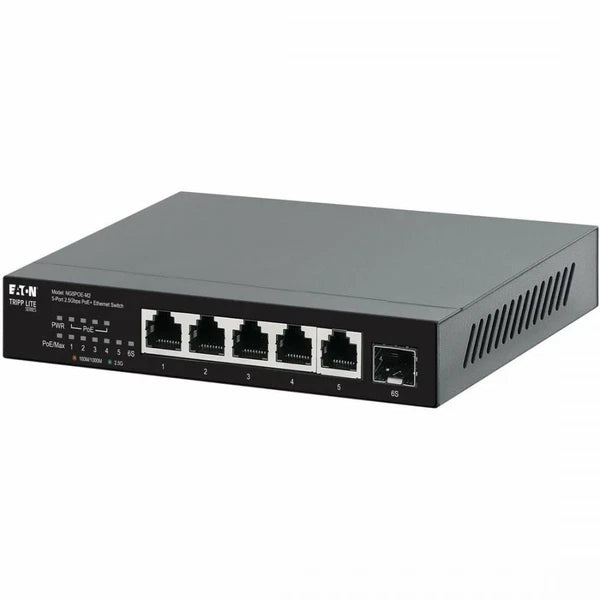 NG5POE-M2 - Eaton 5-Port 2.5 Gbps Desktop Gigabit Ethernet Unmanaged Switch