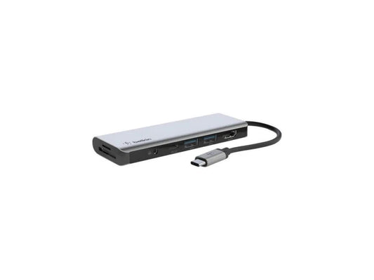 PVC003BTSGY - Belkin CONNECT USB-C 7-in-1 Multiport Hub Adapter