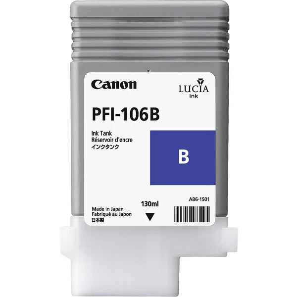 6629B001AA - Canon Lucia EX PFI-106B Inkjet Ink Cartridge Blue