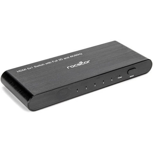 Y10A267-A1 - Rocstor 5 Port HDMI 2.0 Splitter 4K/60Hz Supports HDR and EDID
