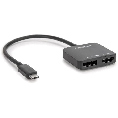 Y10A268-B1 - Rocstor Premium USB C to HDMI 2.0 or DisplayPort 1.4a Monitor Adapter