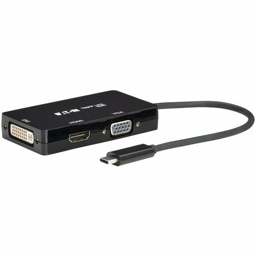 U444-06NHDV4K6B - Eaton USB-C M/3xF 4K 60 Hz HDMI DVI VG Multiport Adapter