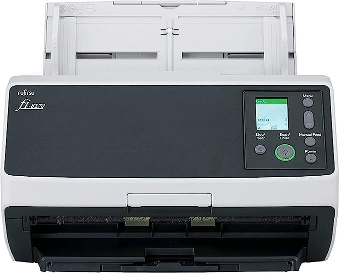 PA03810-B055 - Fujitsu Ricoh fi-8170 Large Format ADF/Manual Feed Scanner 600 dpi Optical