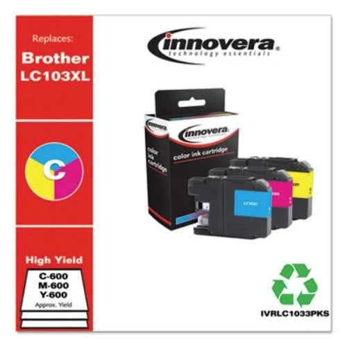IVRLC1033PKS - Innovera Cyan/Magenta/yellow High-yield Ink