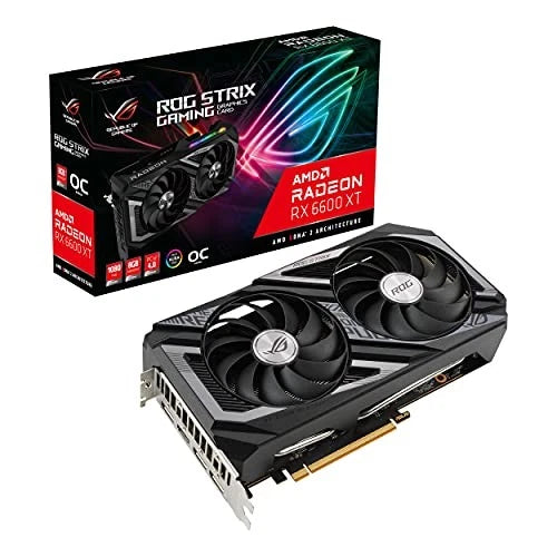 STXRX6600XTO8G - Asus ROG AMD Radeon RX 6600 XT Graphic Card 8GB GDDR6