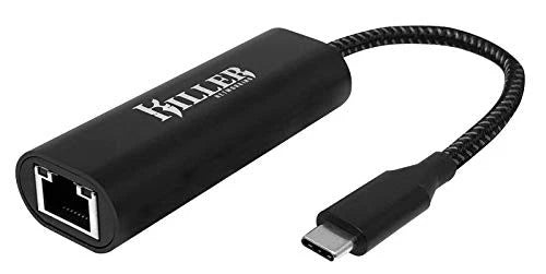 KILLERE3100USB - Rivet Networks The Killer 2.5 Gbps Ethernet To USB-C Adapter