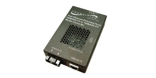 E-100BTX-FX-05-SCHT - Transition Networks Fast Ethernet Extended Temperature Stand-alone Media