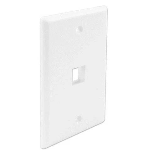 WAV-FACE-1-WH-25PK - Wavenet Faceplate 25 Pk White