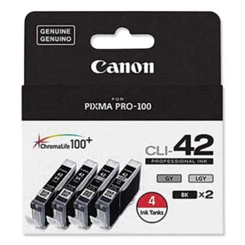 6384B008 - Canon cli-42 Chromalife100+ Ink 2 Black Gray Light Gray