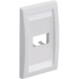 CFPE2EIY - Panduit Faceplate 2pt Sgl Gang Exec Electrc Ivry