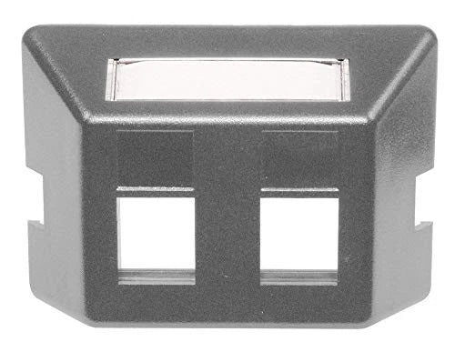 FP2GY - Hubbell Phone/Data/Multimedia Hardware Furniture Plate 2-Port Gray