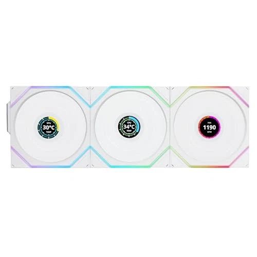 12TLLCD1W3W - Lian Li UNI Fan TL LCD 120 Wireless Seamless Wireless Control Fan