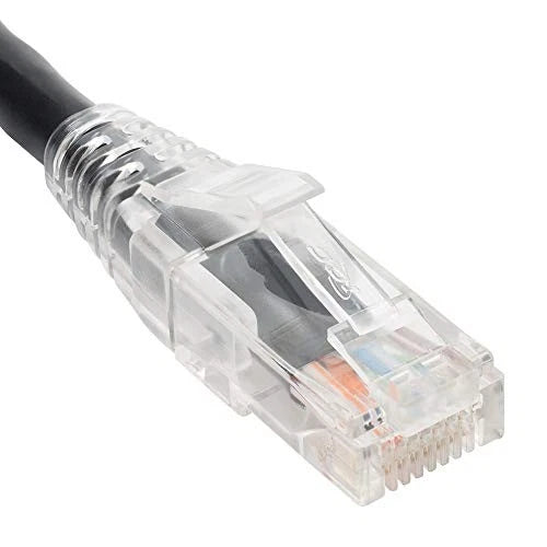 ICPCSP10BK - ICC Patch Cord Cat5e Clear Boot 10ft. Black Low Profile Assembled